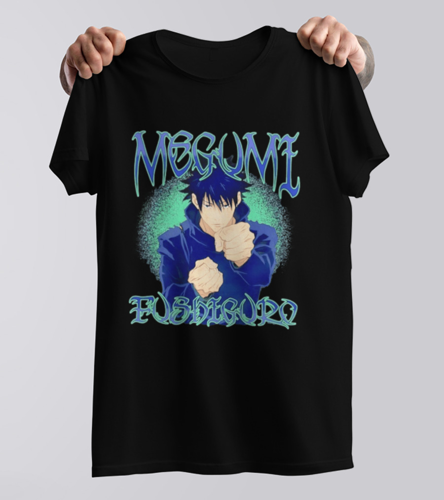 Megumi Fushiguro Action JJK Anime T-Shirt