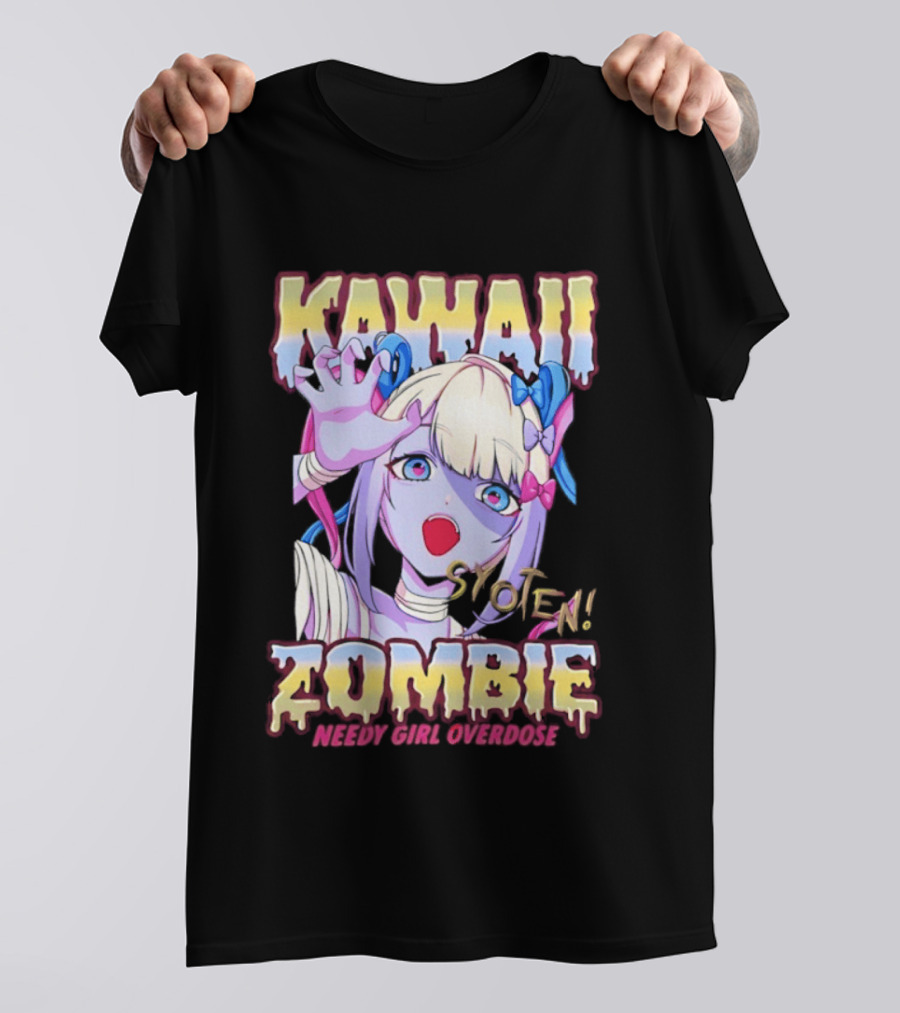 Kangel Needy Girl Overdose Kawaii Syoten Zombie Anime T-Shirt