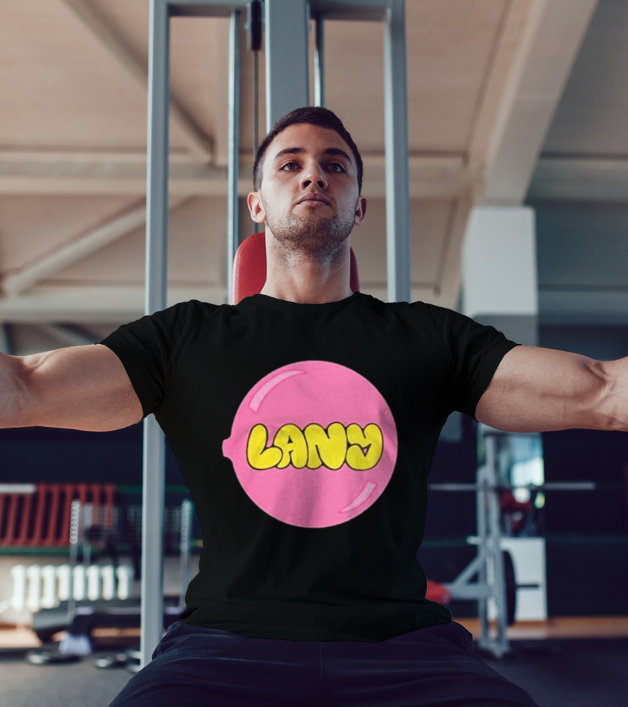 LANY Stuck On You Pink Yellow Bubble T-Shirt