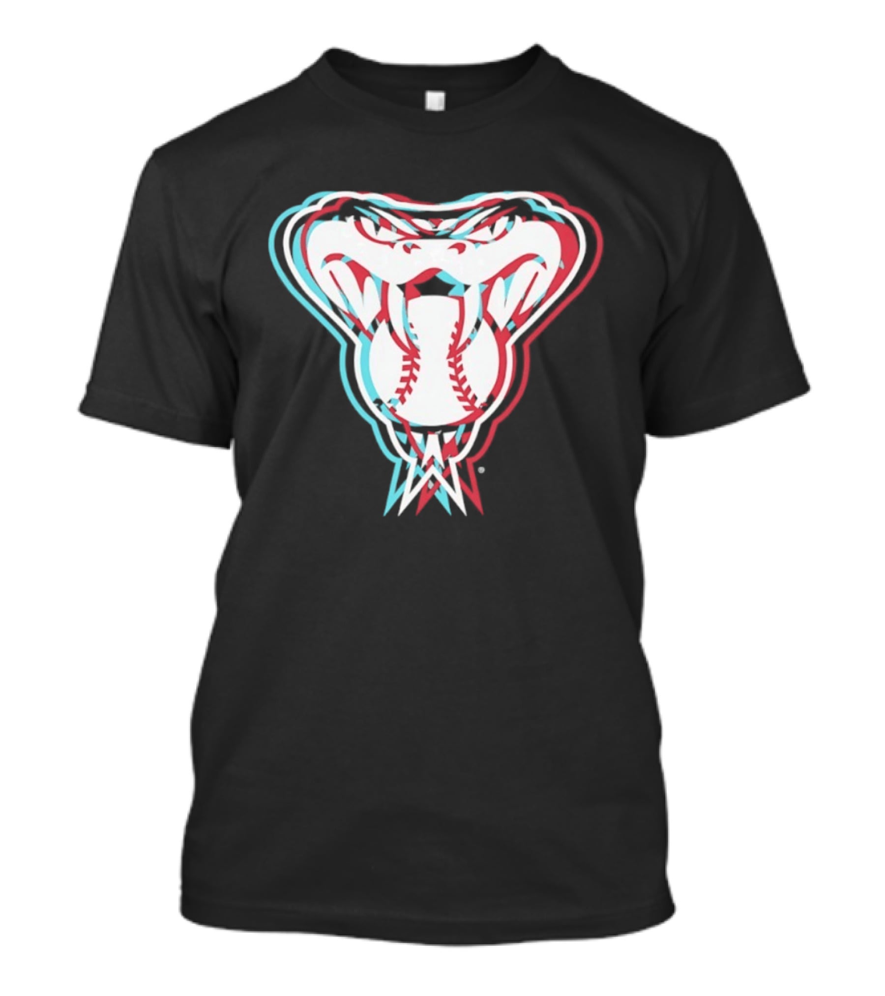 Arizona Diamondbacks Glitch Snake MLB 2026 Season T-Shirt