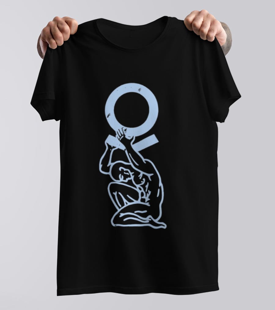 Atlas Woman Feminist Mythology Symbol Of Female Empowerment T-Shirt