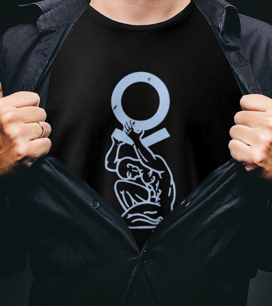 Atlas Woman Feminist Mythology Symbol Of Female Empowerment T-Shirt