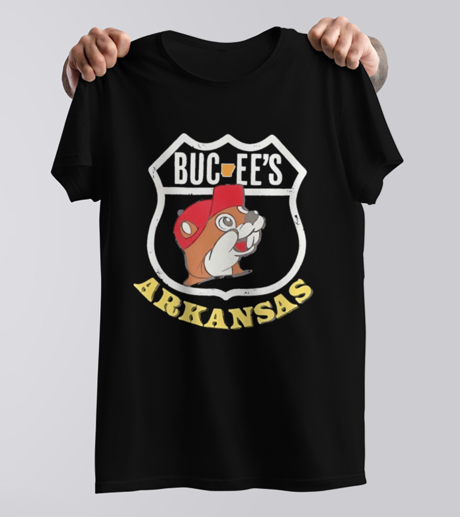 Buc Ee's Arkansas Beaver Travel Route T-Shirt