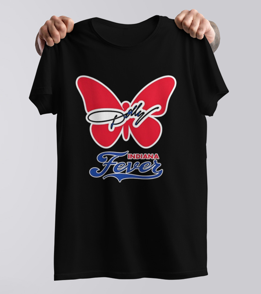Indiana Fever Women's Basketball Dolly Parton Butterfly Collaboration T-Shirt
