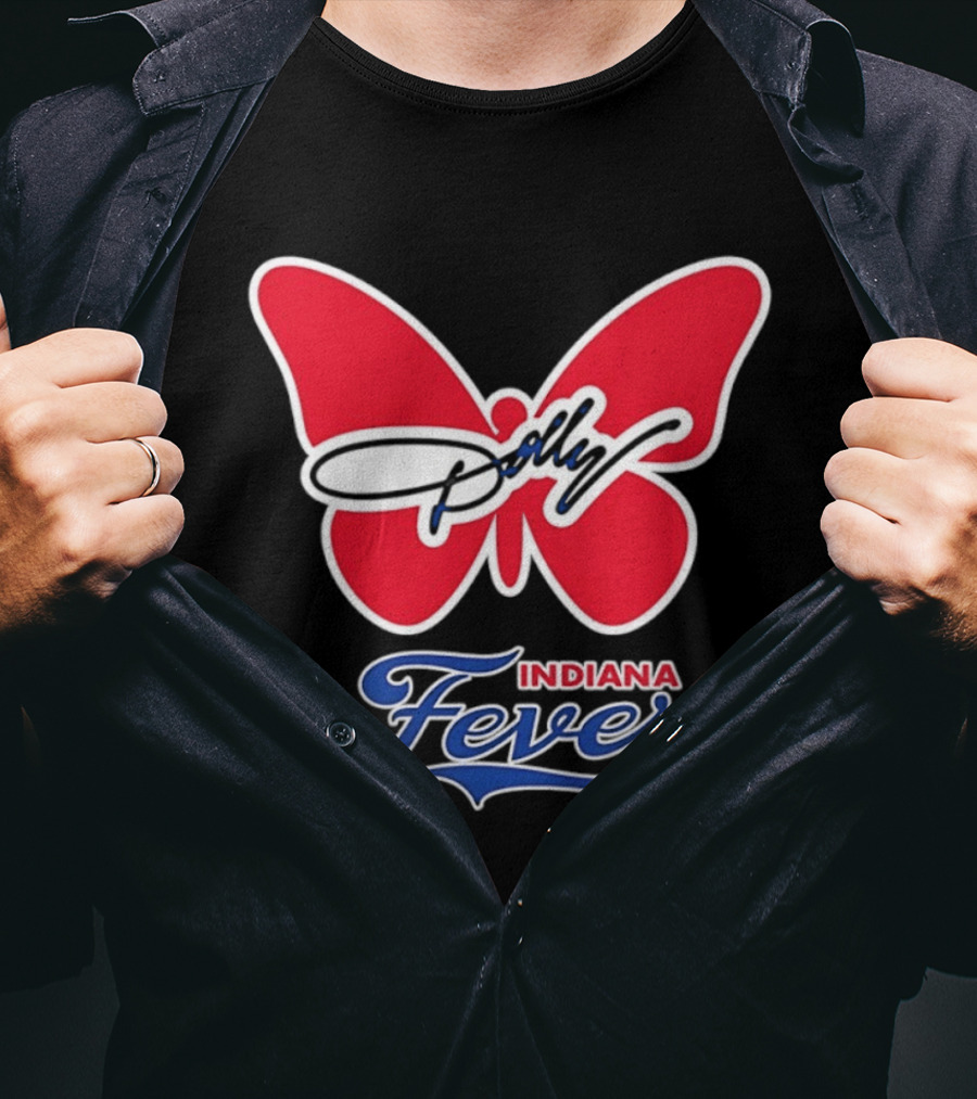 Indiana Fever Women's Basketball Dolly Parton Butterfly Collaboration T-Shirt