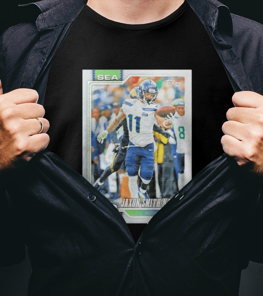 Jaxon Smith Njigba Seattle Seahawks Wide Receiver 2026 Topps Football Card T-Shirt
