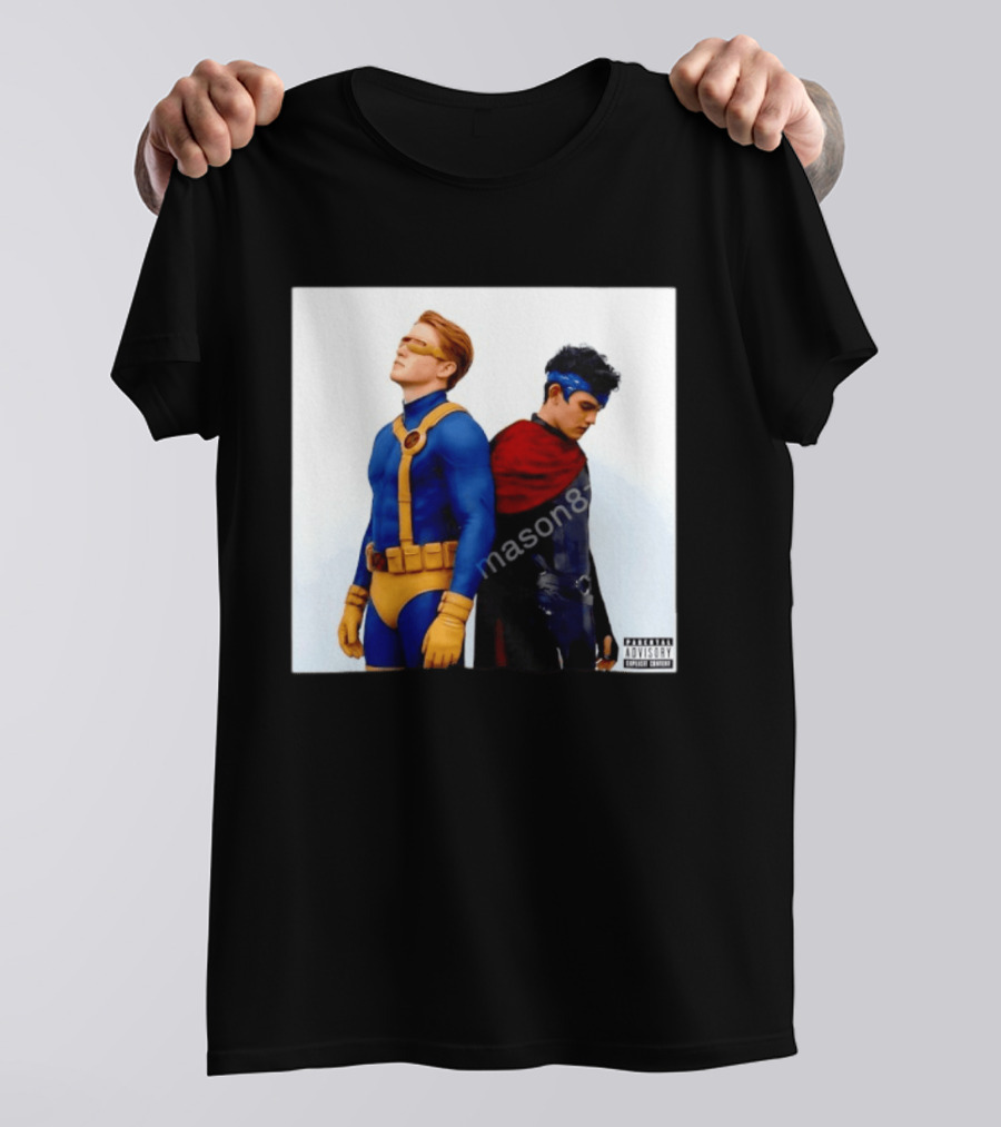 Cyclops And Wiccan Heartstopper X Men Comic Collaboration T-Shirt
