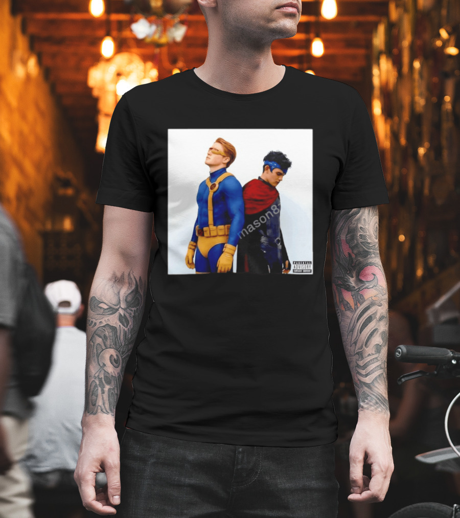 Cyclops And Wiccan Heartstopper X Men Comic Collaboration T-Shirt