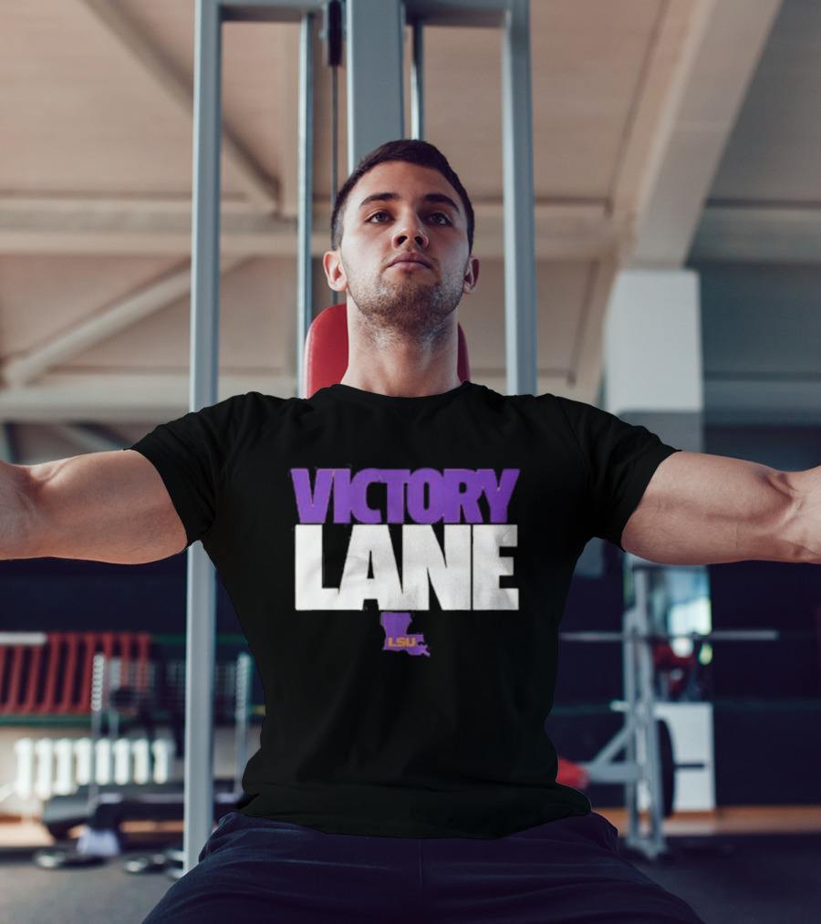 Lane Kiffin Victory Lane LSU NCAA Football Tigers T-Shirt