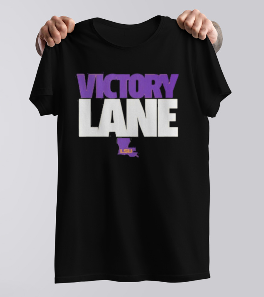Lane Kiffin Victory Lane LSU NCAA Football Tigers T-Shirt