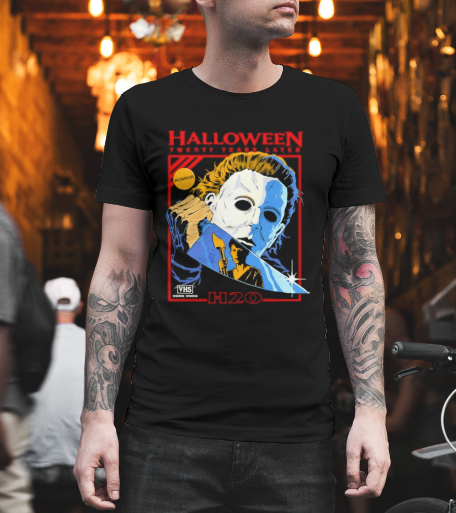Halloween Twenty Years Later H20 Michael Myers Laurie Strode T-Shirt