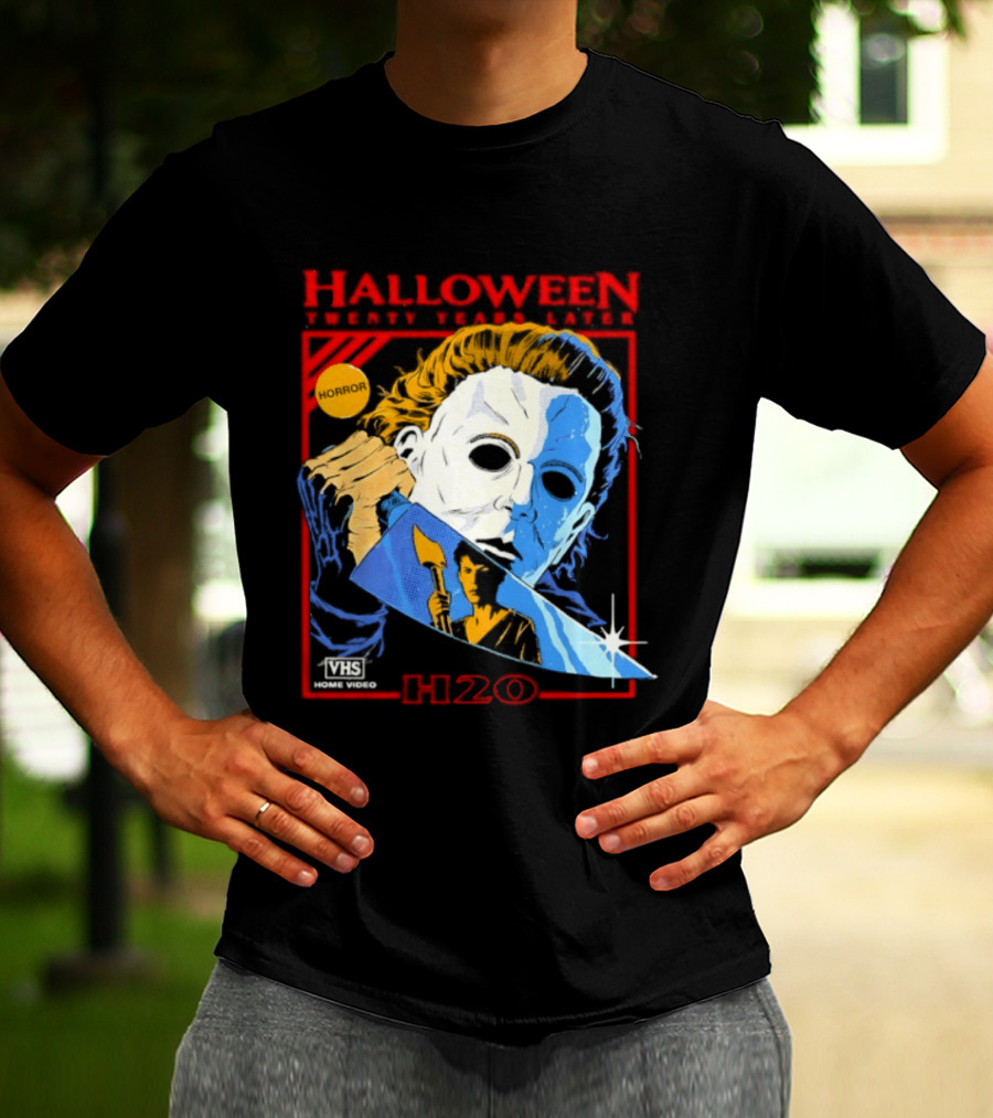 Halloween Twenty Years Later H20 Michael Myers Laurie Strode T-Shirt