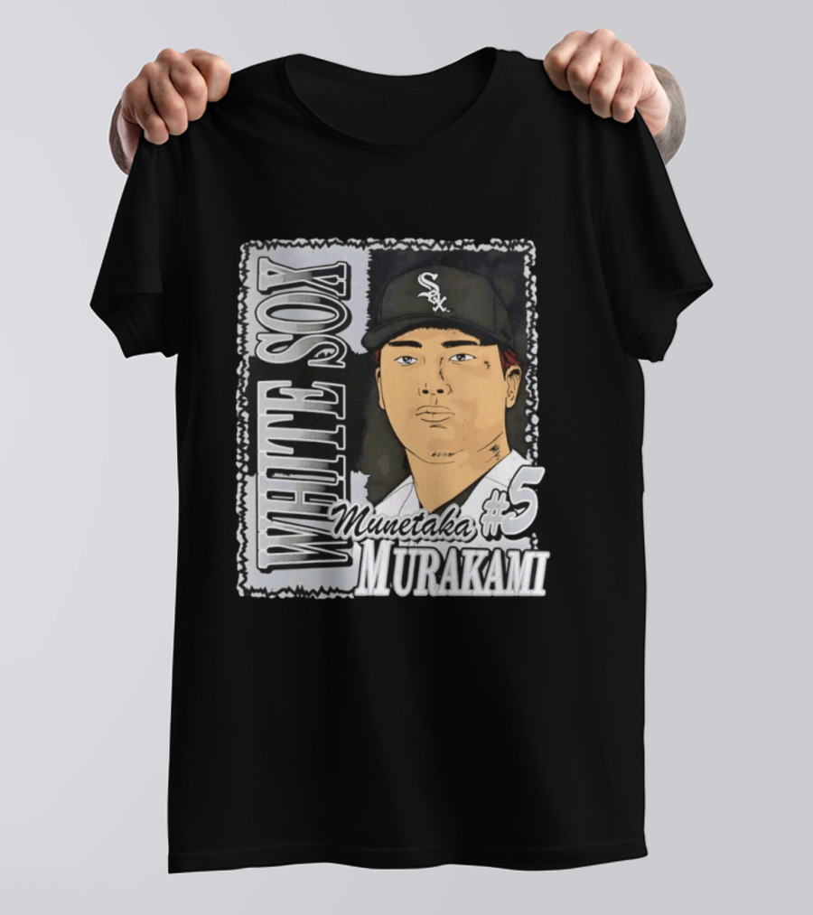 Munetaka Murakami #5 White Sox Baseball T-Shirt