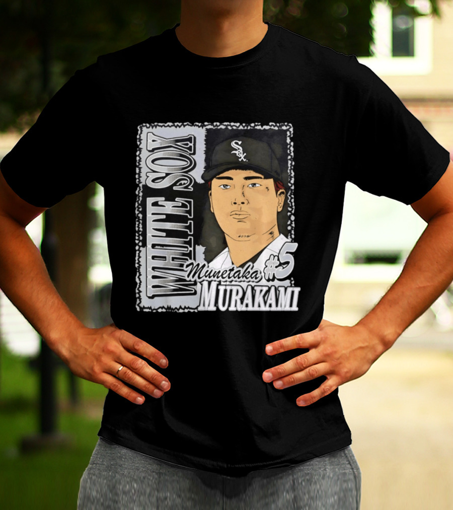 Munetaka Murakami #5 White Sox Baseball T-Shirt
