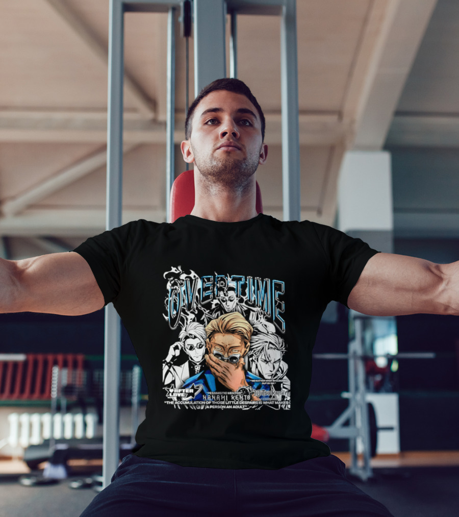 Nanami Kento Overtime Jujutsu Kaisen Anime Mentor T-Shirt