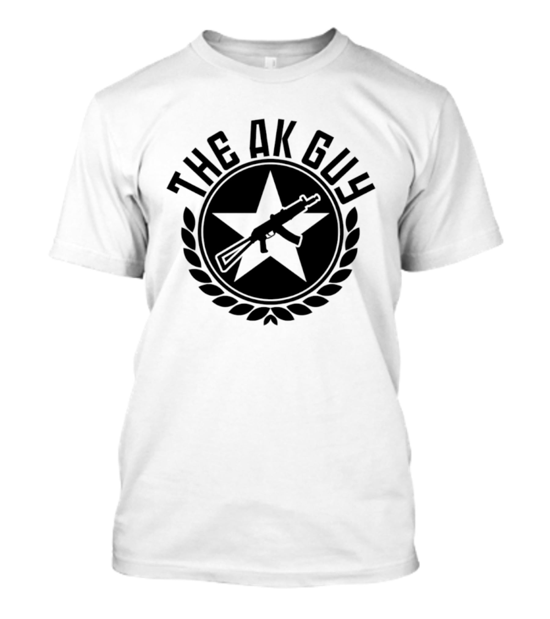 The AK Guy Star Symbol AK 47 Laurel T-Shirt