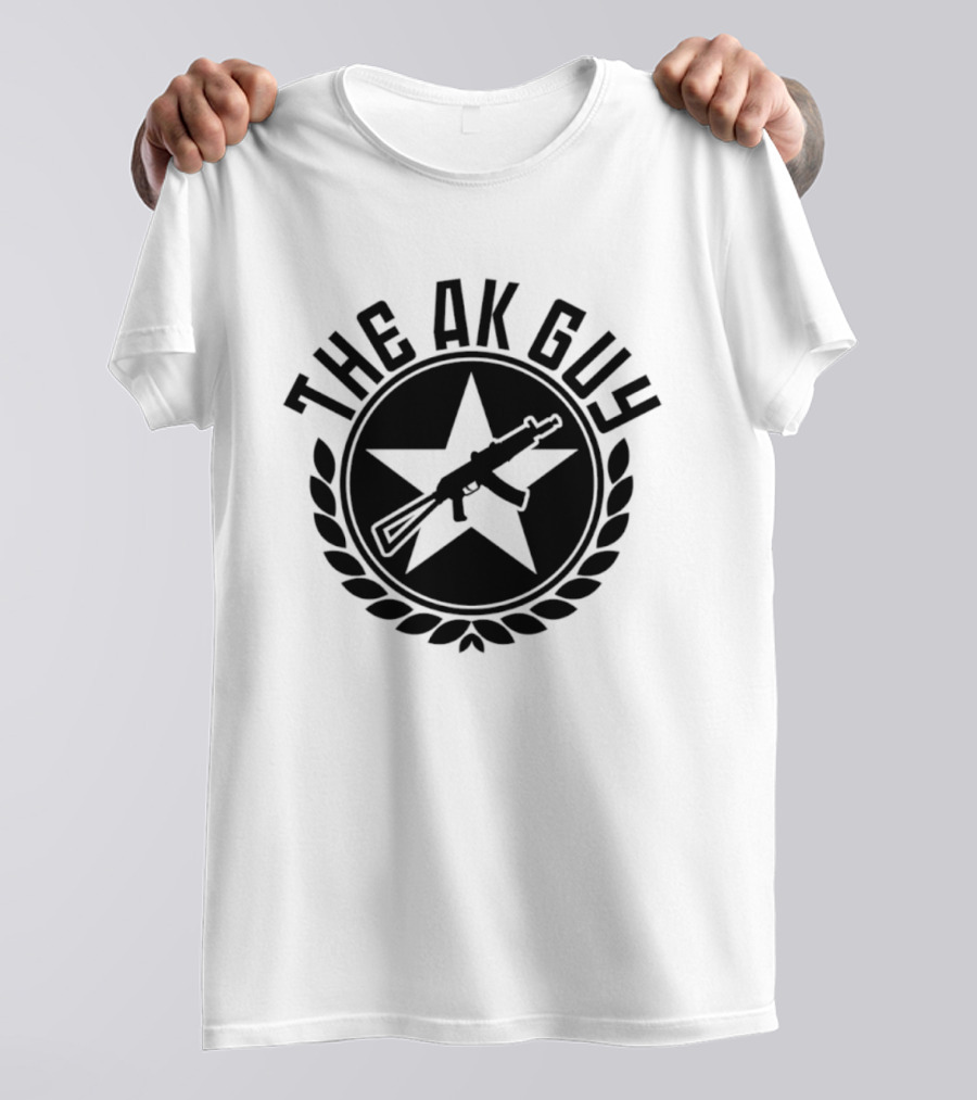 The AK Guy Star Symbol AK 47 Laurel T-Shirt