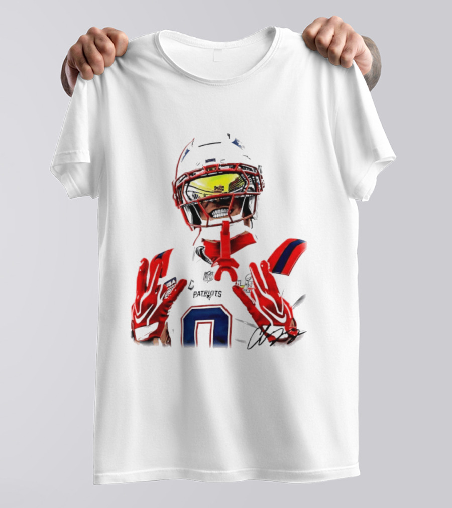 New England Patriots Christian Gonzalez Gonzo Player Number 6 T-Shirt