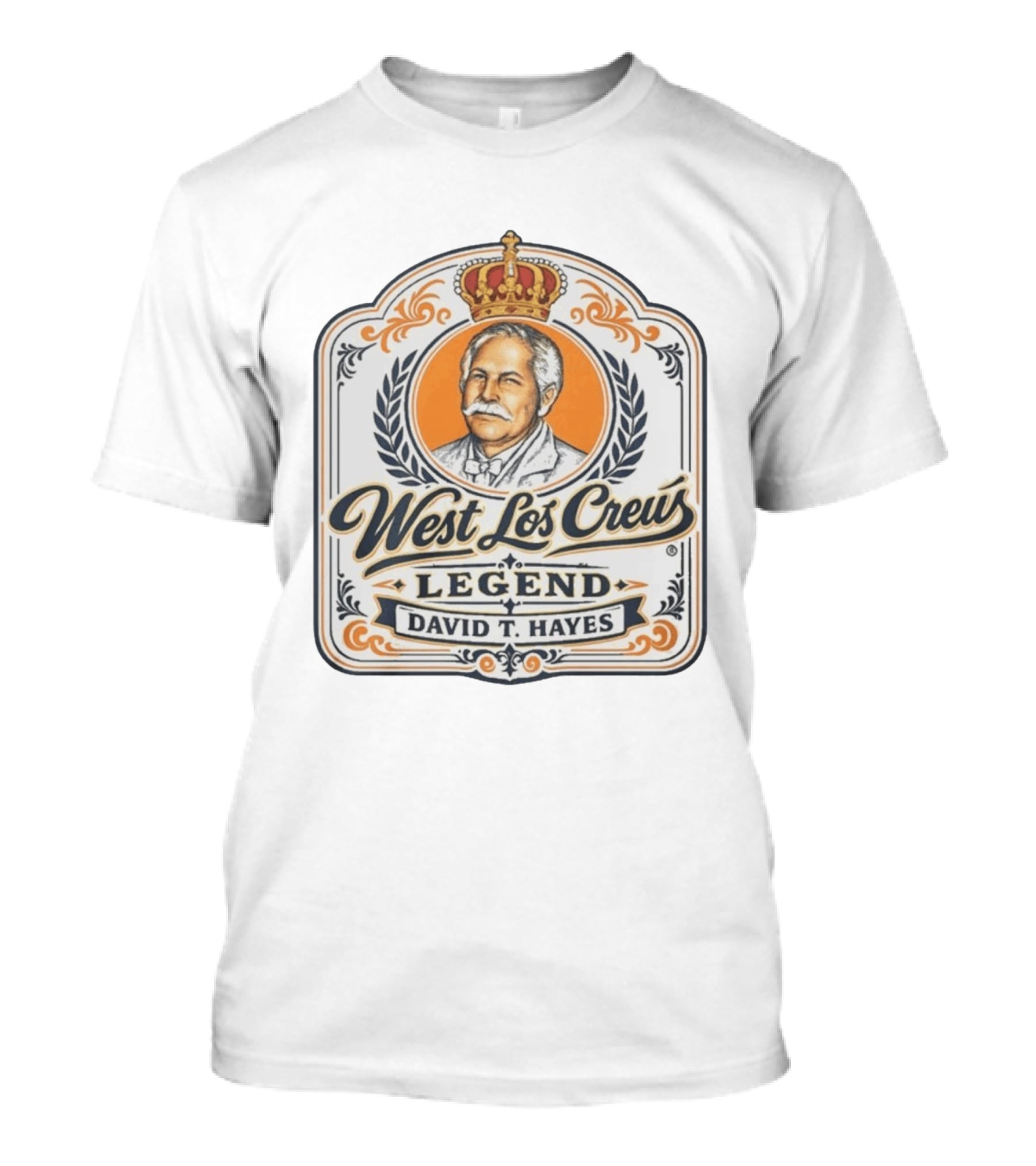 West Lot Crew Legend David Hayes Crown T-Shirt