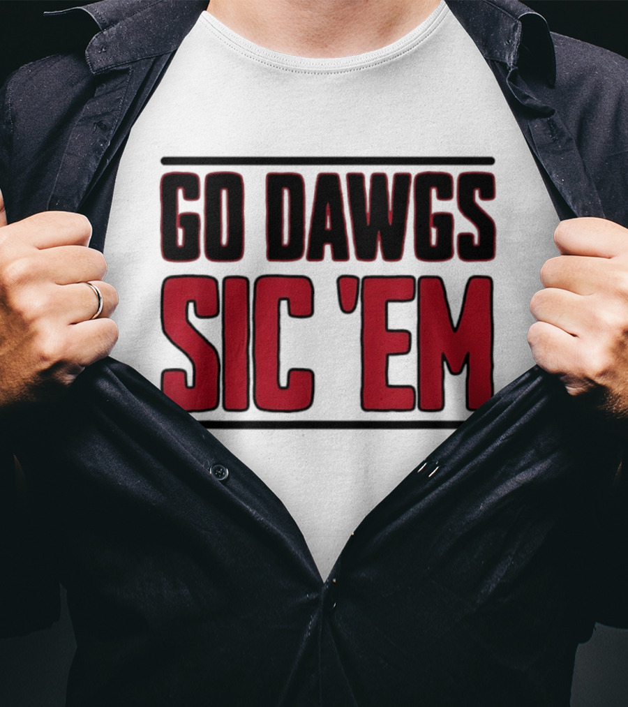 Georgia Bulldogs Go Dawgs Sic Em T-Shirt
