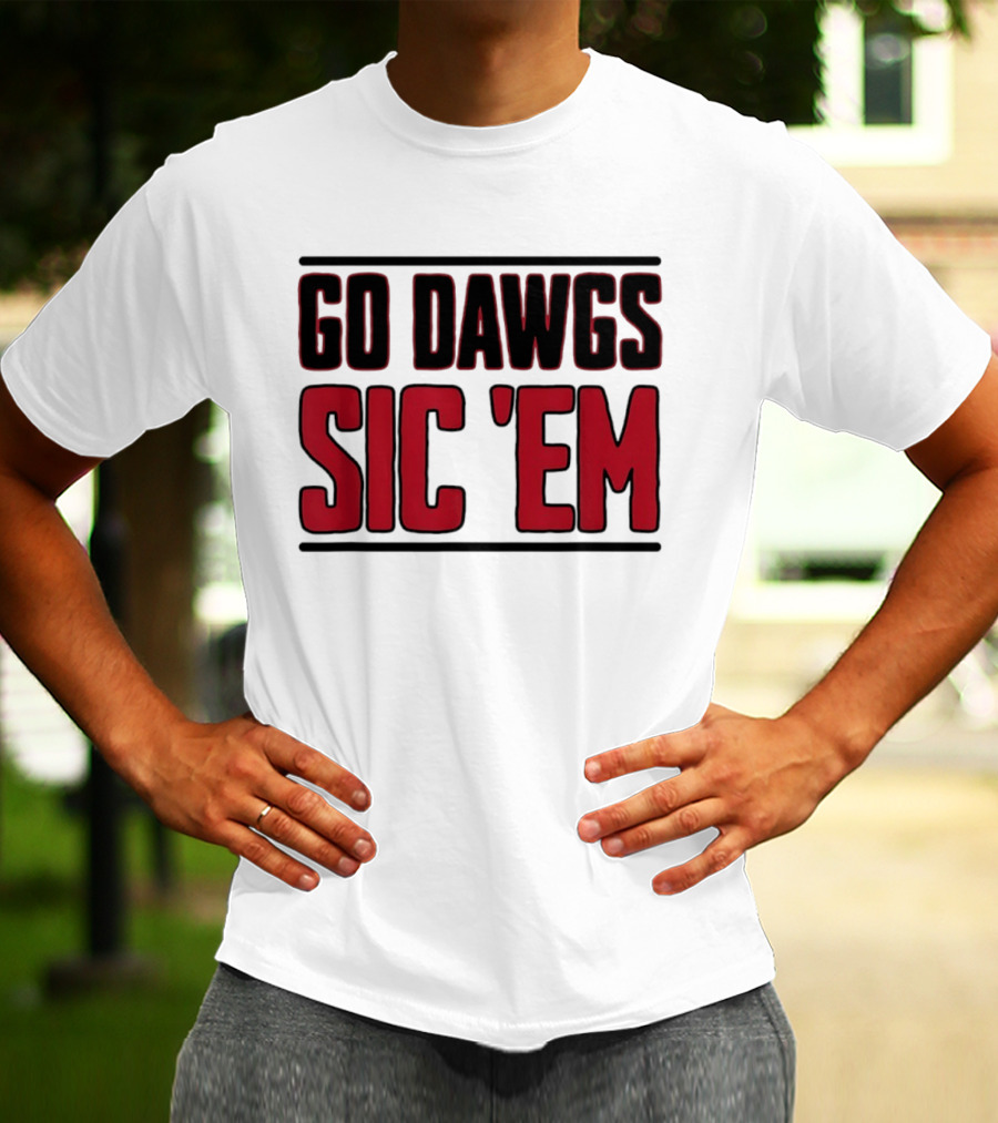 Georgia Bulldogs Go Dawgs Sic Em T-Shirt