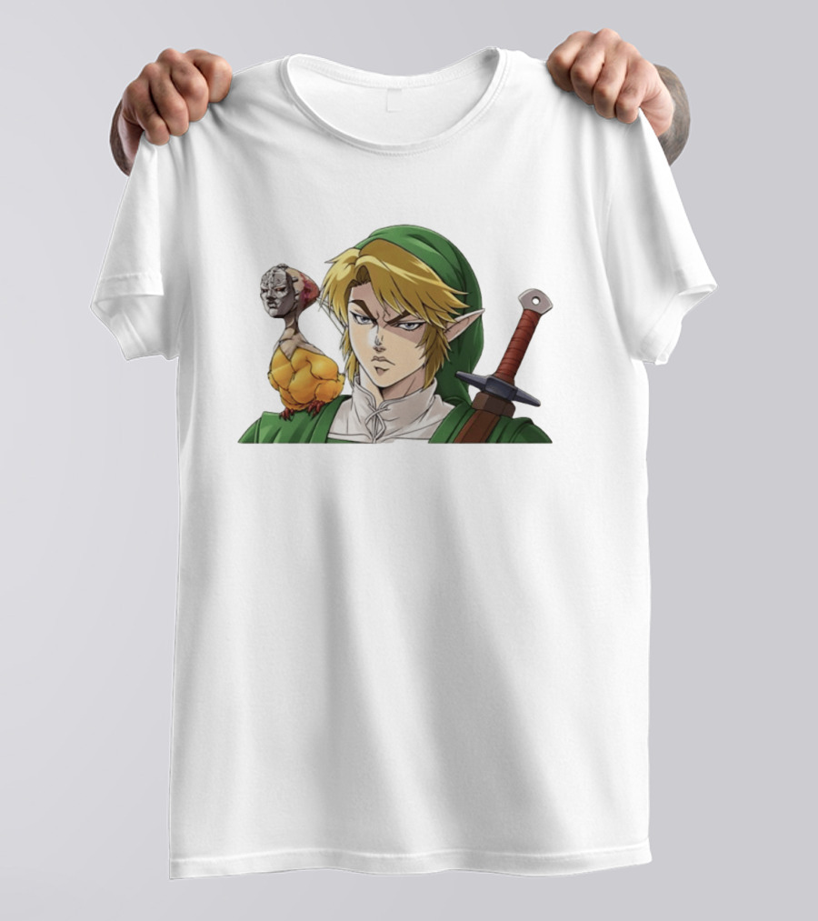 Link Dio Brando Fusion With Cucco JoJo References T-Shirt