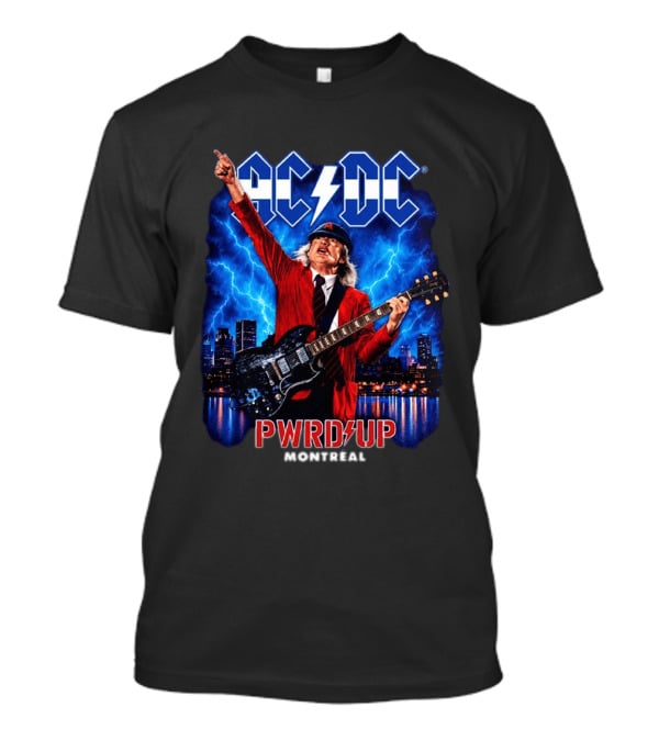 ACDC PWR UP Montreal 2026 Event Live At Parc Jean Drapeau September 12 T-Shirt