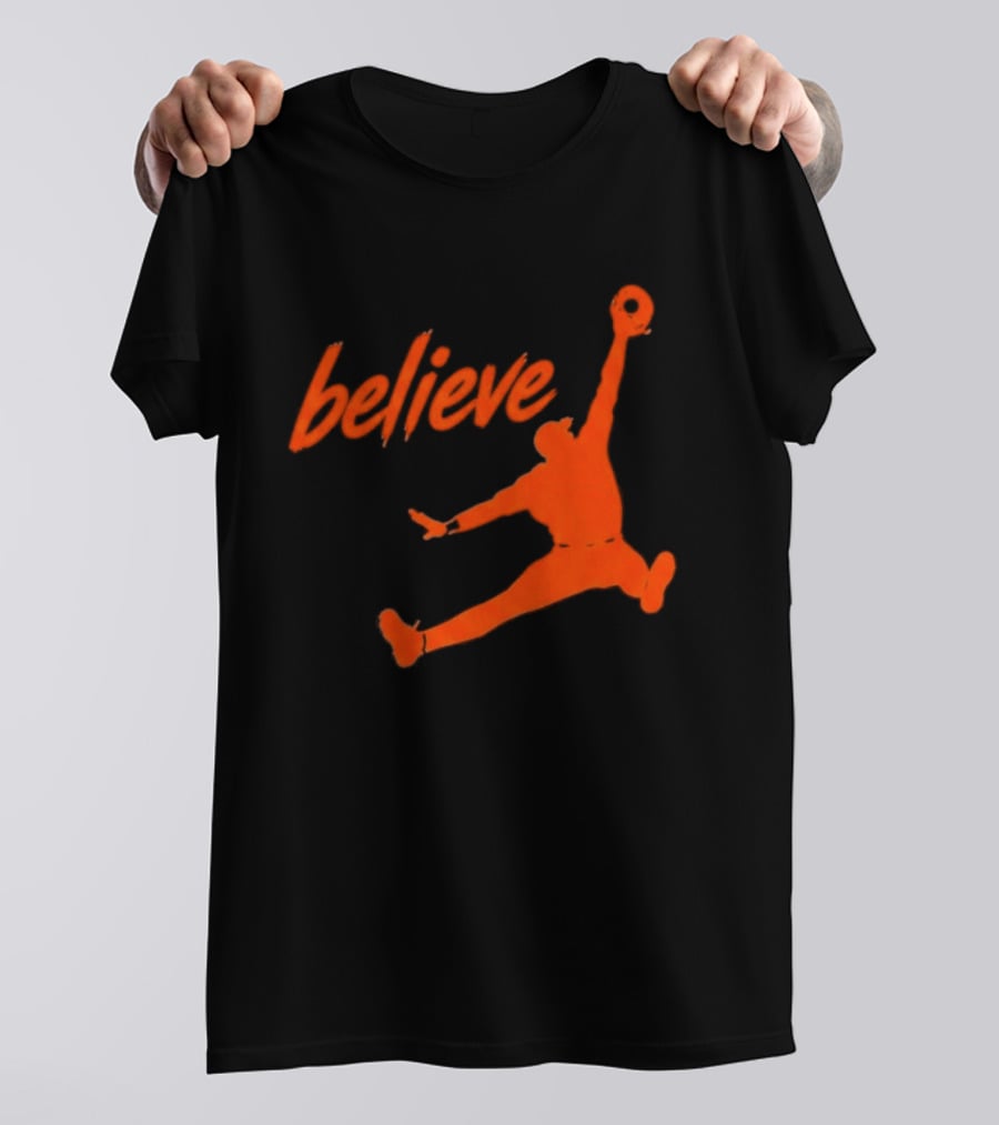 Believe Orioles Air Cowser Jump T-Shirt