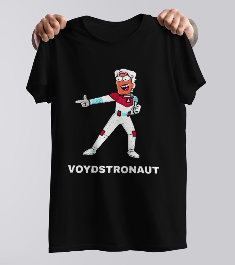 Voydstronaut Cartoon Character Space Adventure T-Shirt