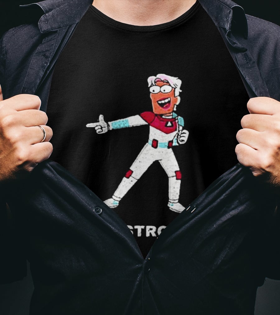 Voydstronaut Cartoon Character Space Adventure T-Shirt