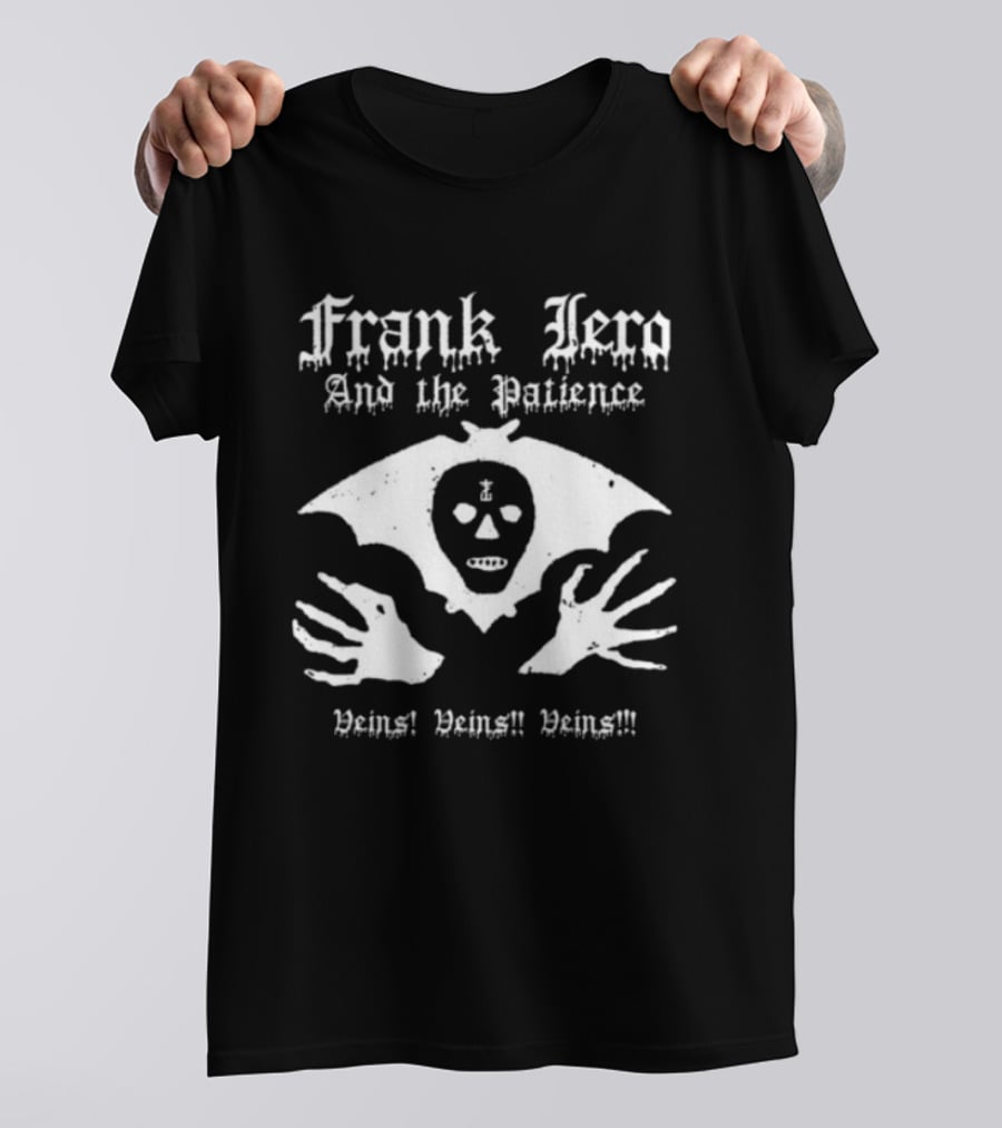 Frank Iero And The Patience Veins Veins Veins Black T-Shirt