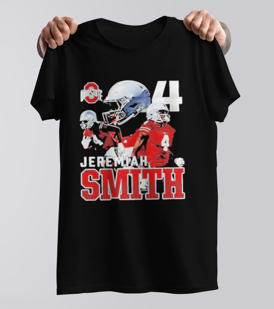 Ohio State Buckeyes NCAA Football Jeremiah Smith Number 4 T-Shirt