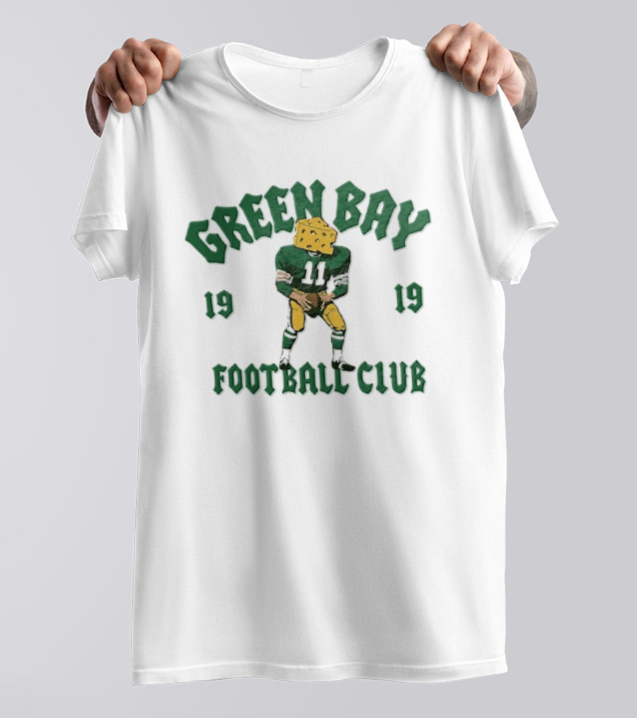 Green Bay Packers 1919 Football Club Cheesehead Player T-Shirt