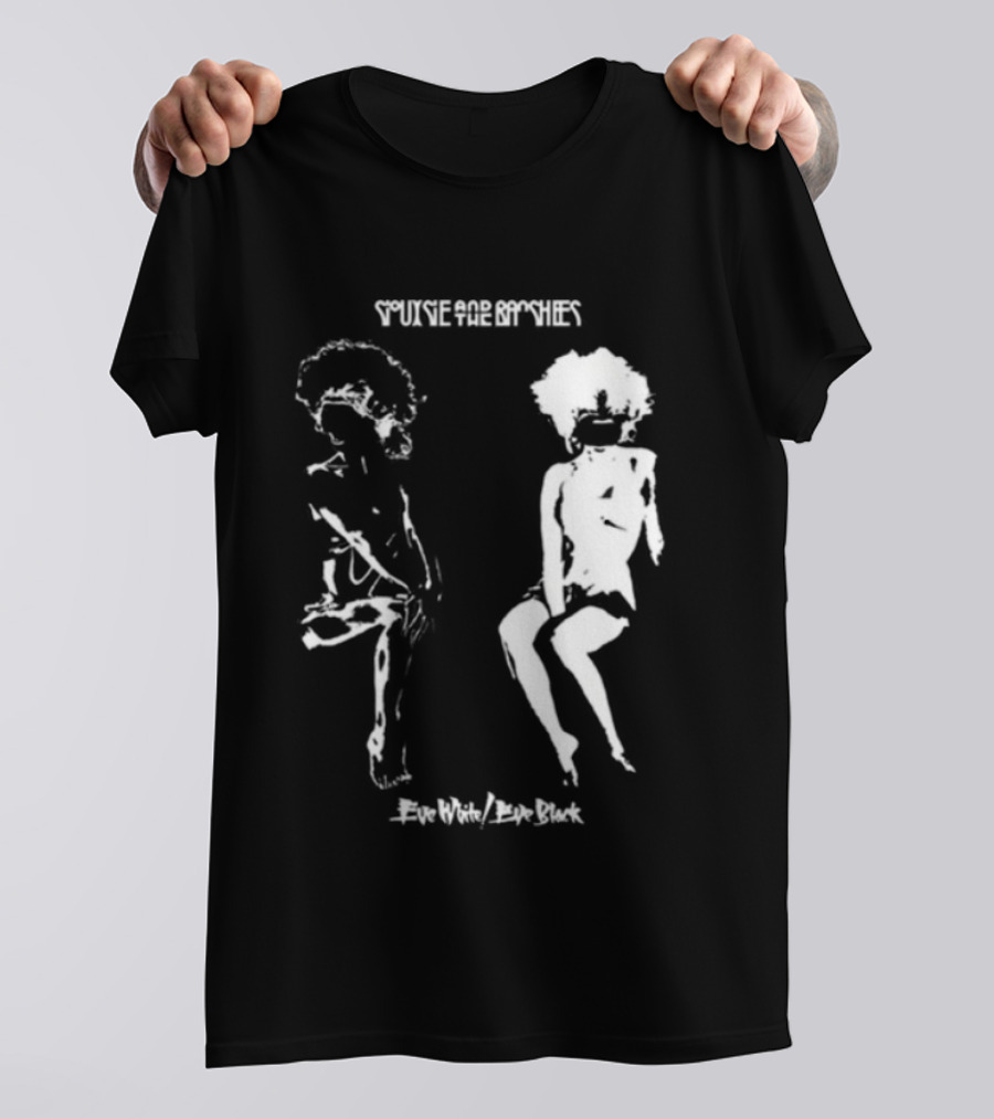 Siouxsie And The Banshees Eve White Eve Black T-Shirt