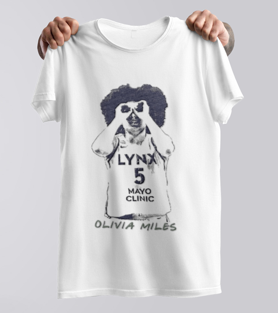 Olivia Miles Minnesota Lynx Basketball Making Goggles Gesture T-Shirt