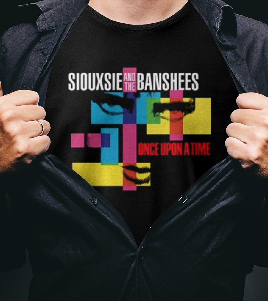 Siouxsie And The Banshees Once Upon A Time 2026 Multicolor Blocks T-Shirt
