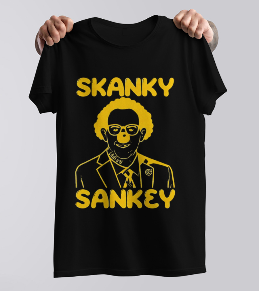 Skanky Sankey LSU Basketball Fan Joke T-Shirt