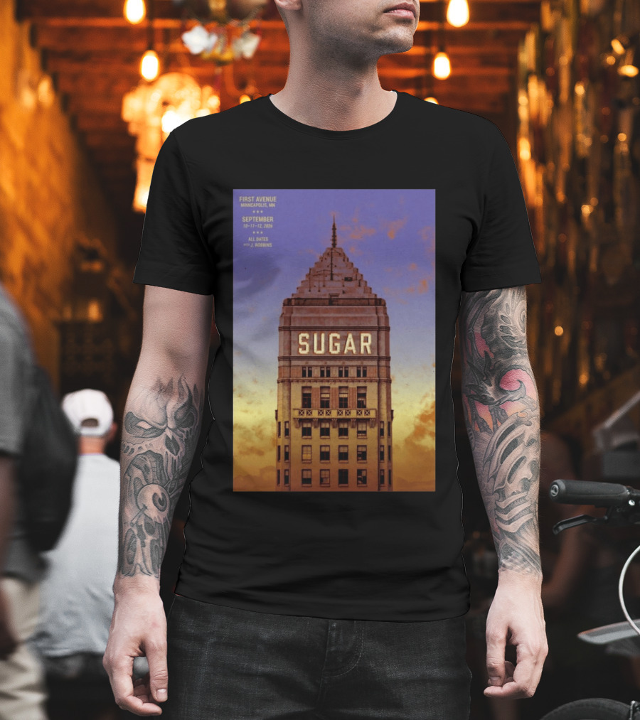 First Avenue Minneapolis MN September 10 12 2026 Sugar With J. Robbins T-Shirt