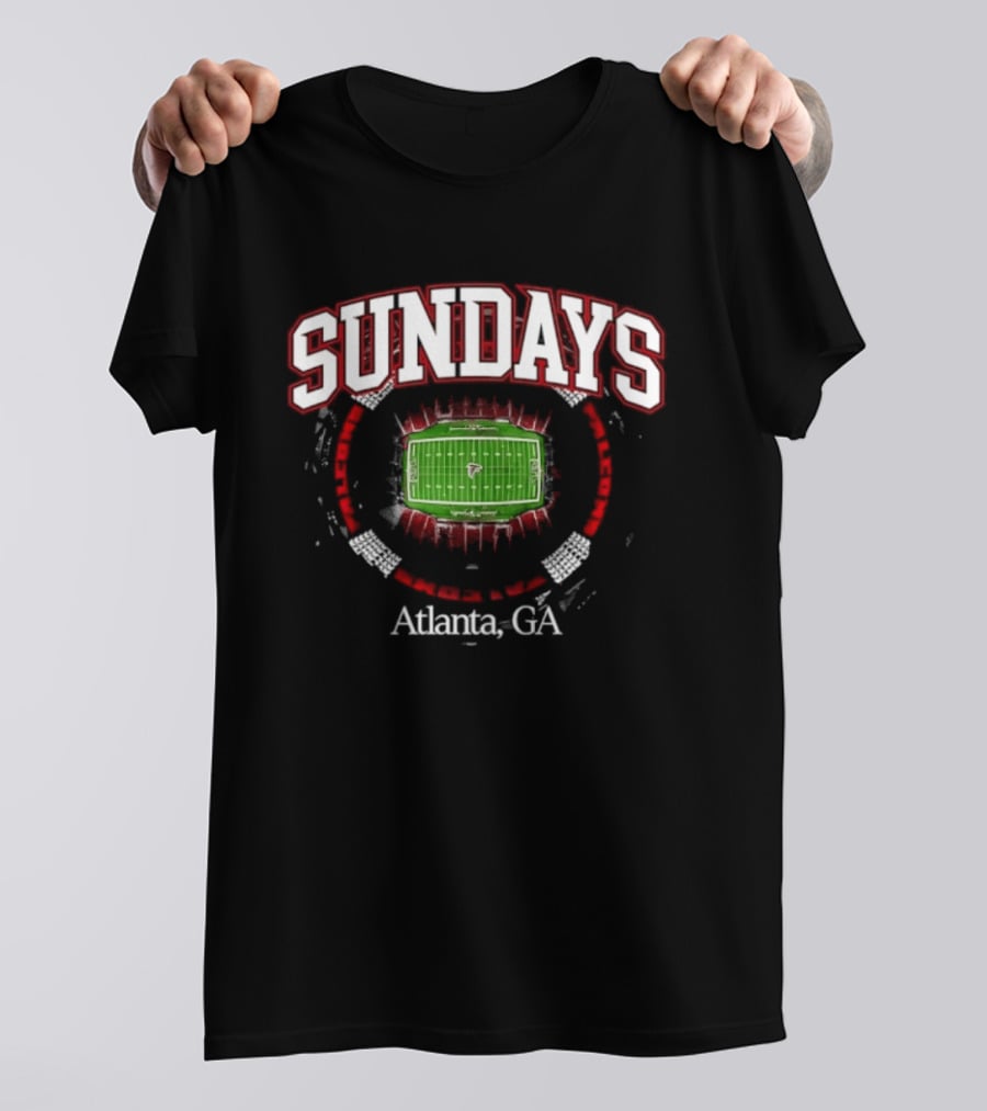 Atlanta GA Sundays Football Stadium T-Shirt