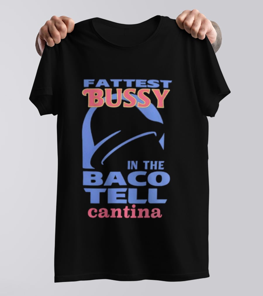 Fattest Bussy In The Baco Tell Cantina Star Helmet T-Shirt