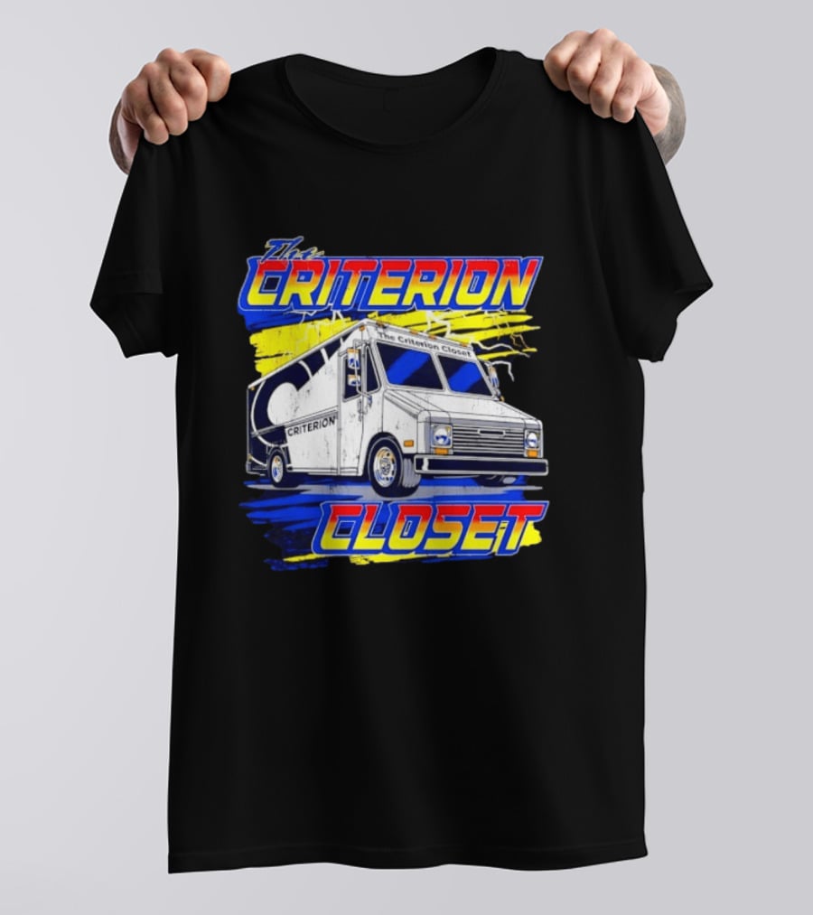 The Criterion Closet Film Movies Cinema Criterion Truck T-Shirt