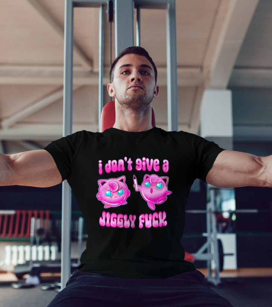 I Don't Give A Jiggly Fuck Jigglypuff Cartoon T-Shirt