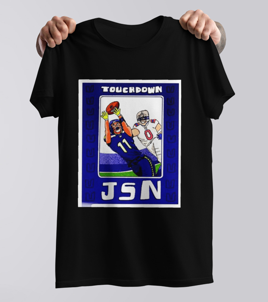 Touchdown JSN Jackson Smith Njigba Seattle Football Catch 11 T-Shirt