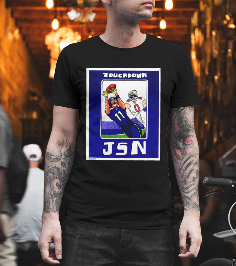 Touchdown JSN Jackson Smith Njigba Seattle Football Catch 11 T-Shirt