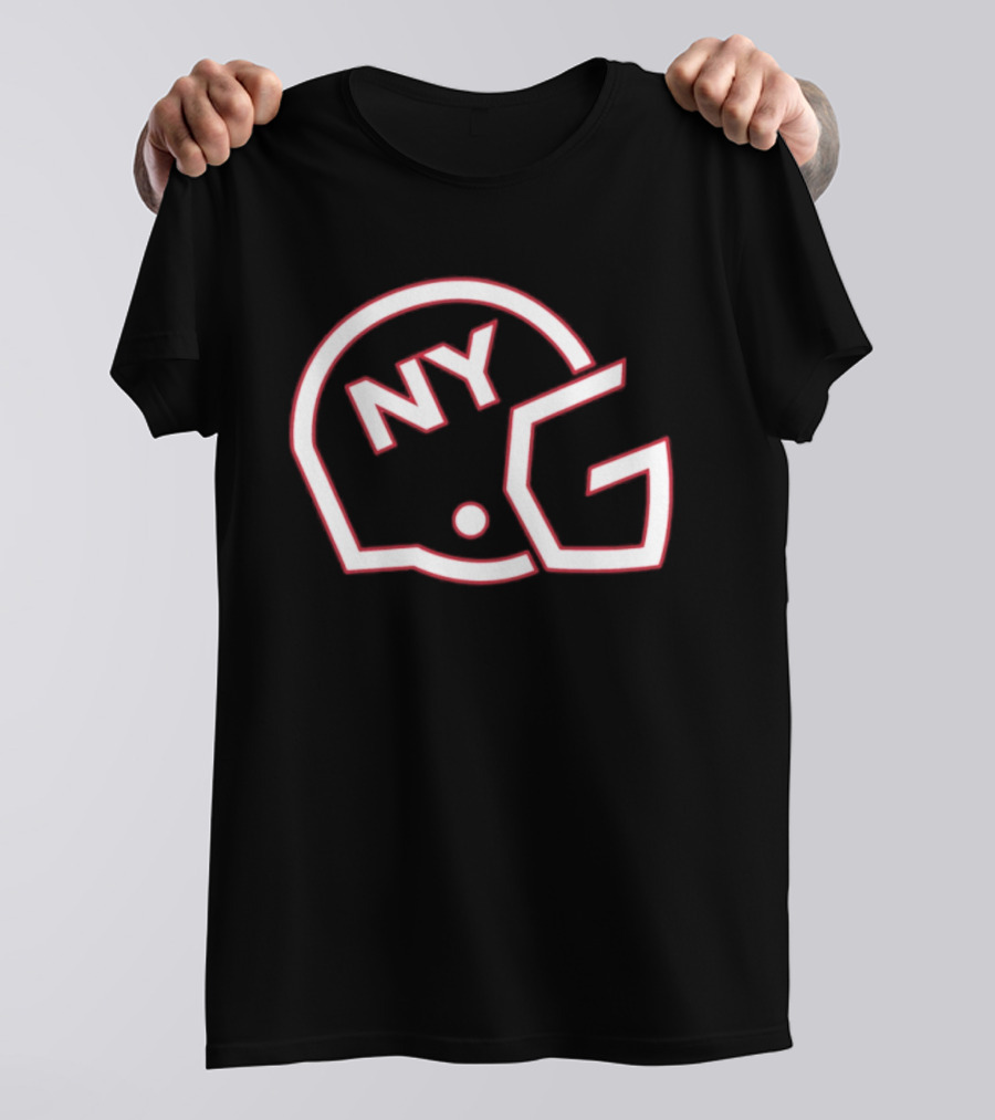 New York Giants NYG Helmet T-Shirt