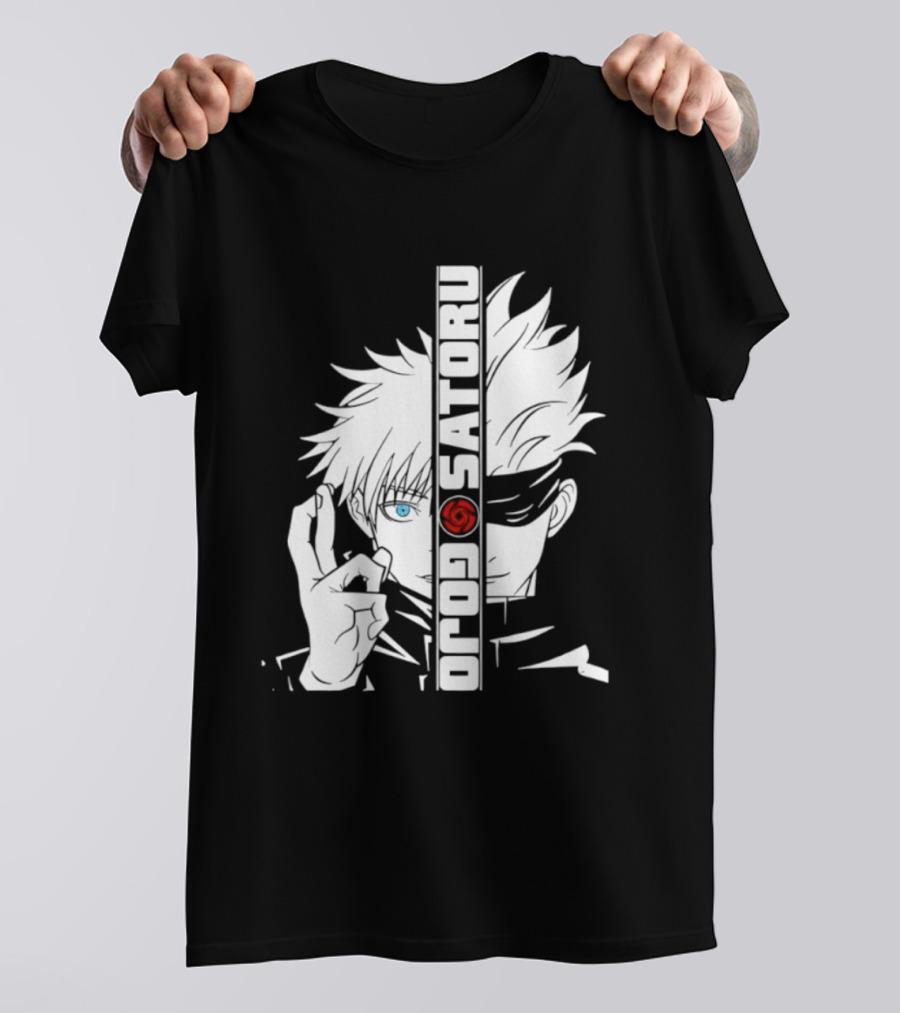 Satoru Gojo Mirror Six Eyes Limitless Jujutsu Kaisen Anime Fan T-Shirt
