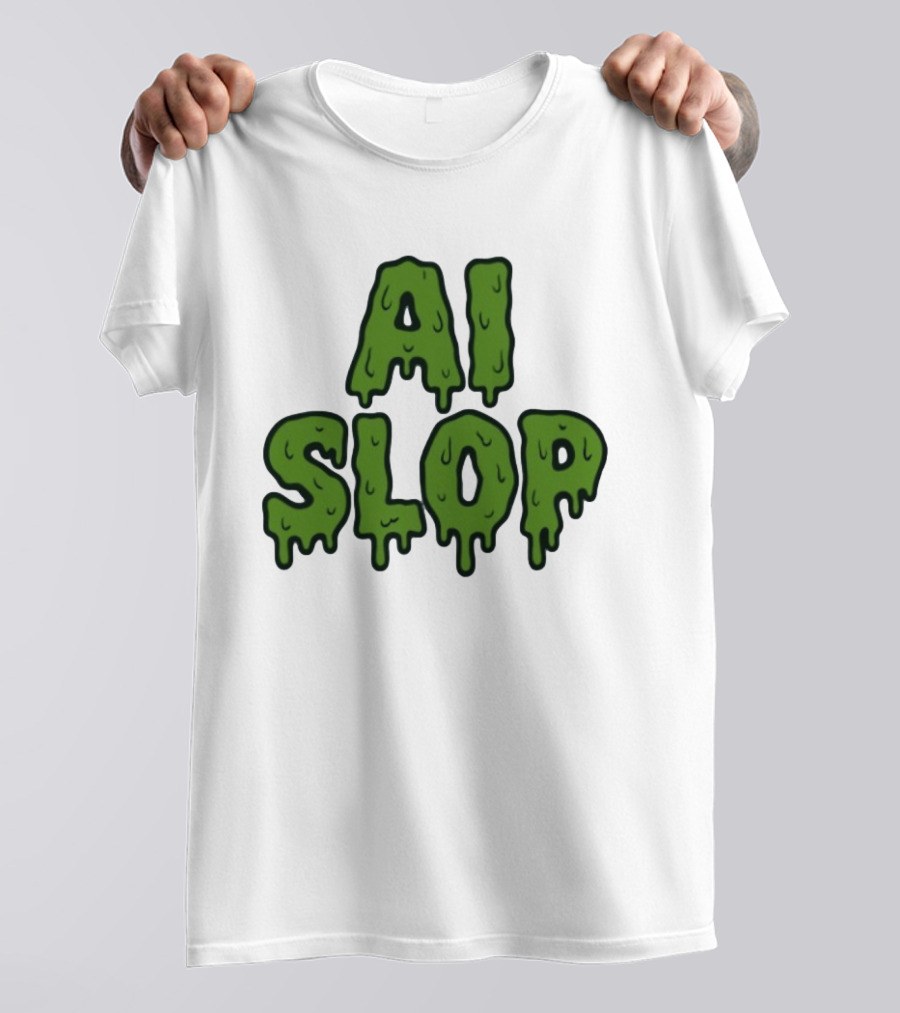 AI Slop Dripping Goo T-Shirt