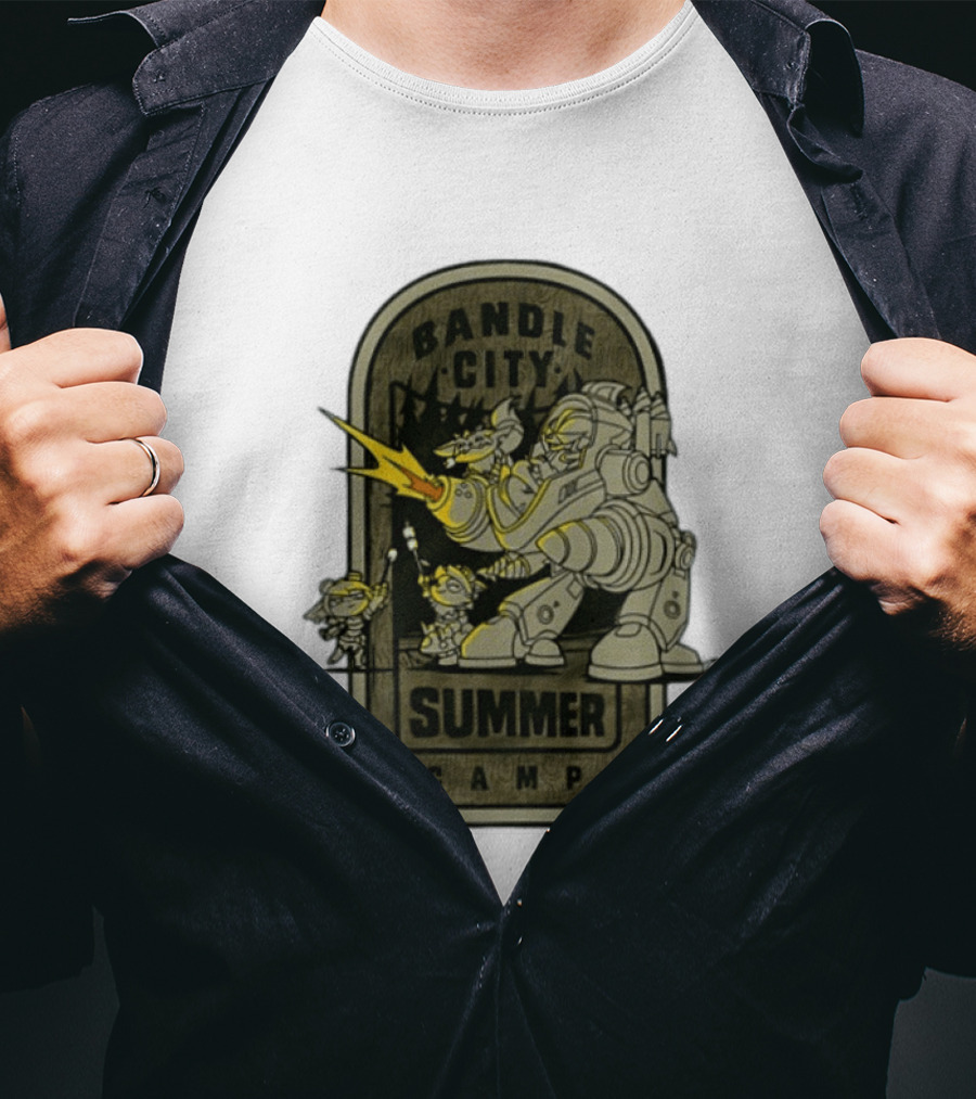 Bandle City Summer Camp League Of Legends Character Battle Scene T-Shirt