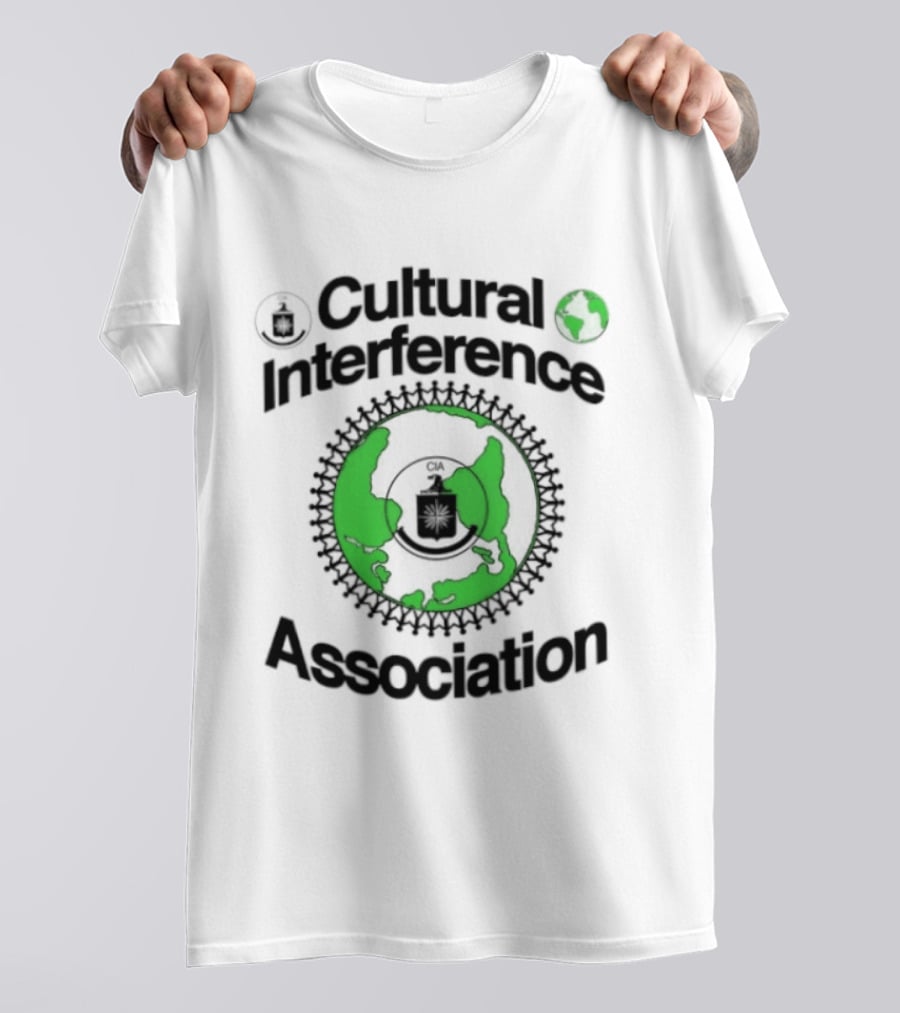 Cultural Interference Association Green Globe T-Shirt