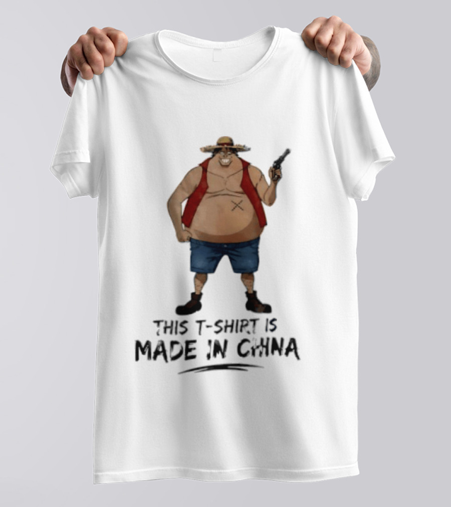 Demaro Black One Piece This Is Made In China Anime T-Shirt